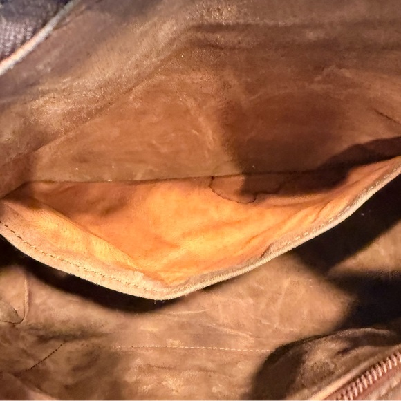 Louis Vuitton Tulle Lee Crossbody Bag Coated Monogram Canvas Leather Trim COA - Picture 3 of 16